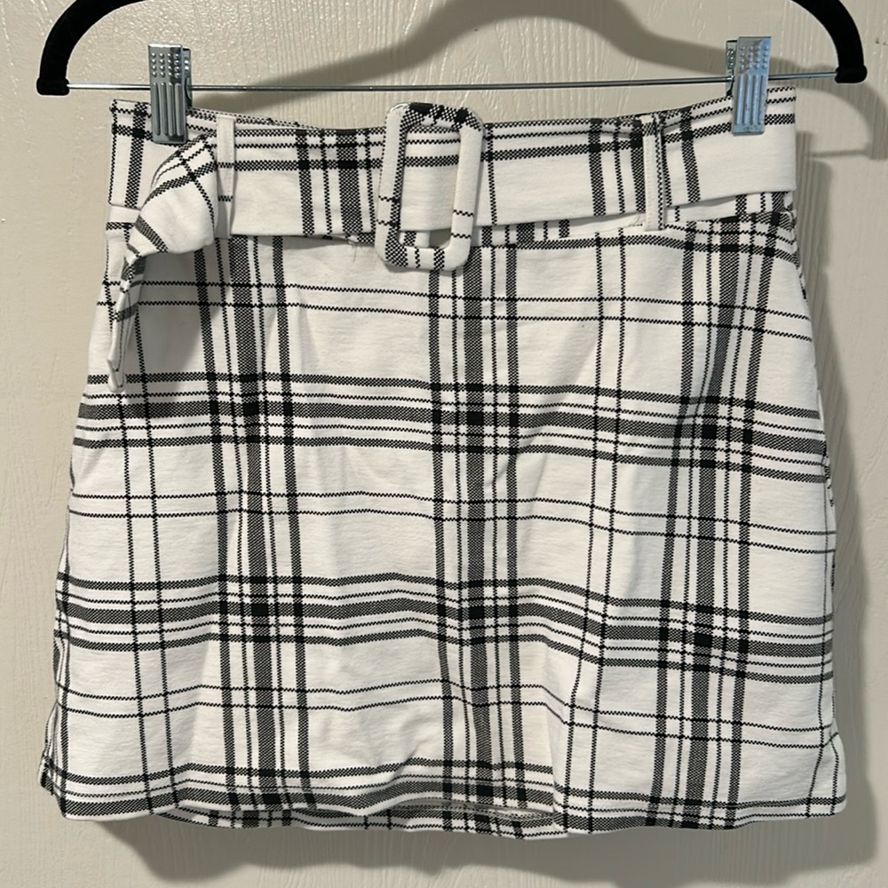 Plaid Zara Short Skirt